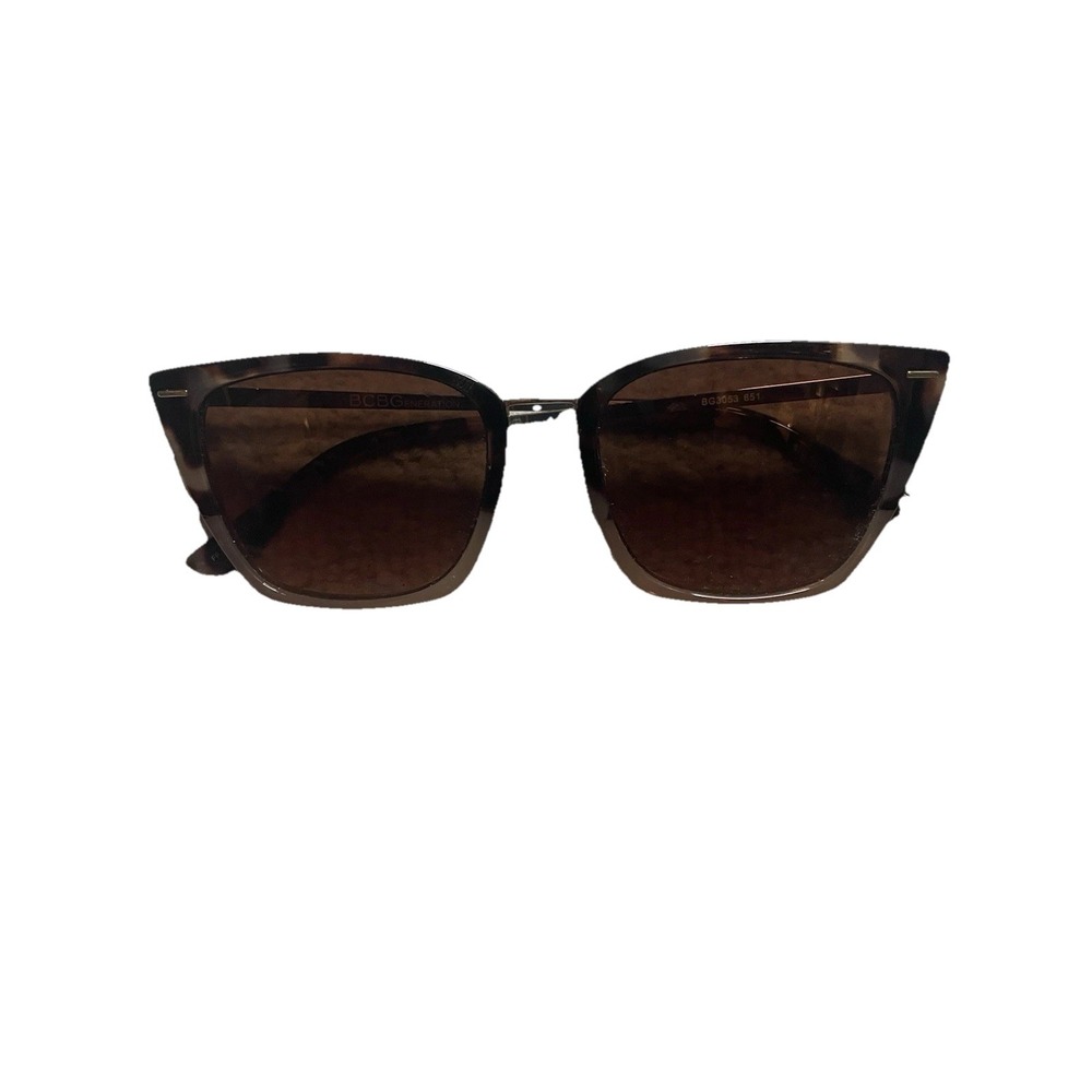 BCBGeneration Tortoise Shell Sunglasses Tort Gold Amber BG3053 651